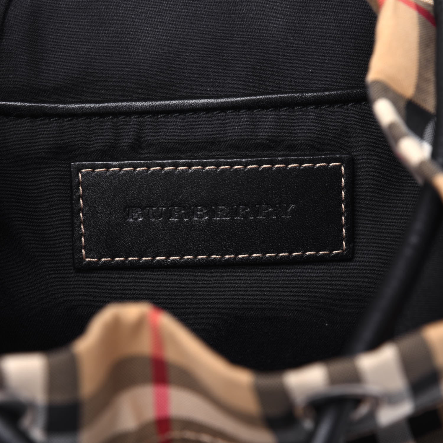 Burberry Vintage Check Small Rucksack Backpack Archive Beige 5 of 14