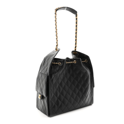 Chanel Caviar Quilted Medium Chanel 25 Handbag Black 4 of 11