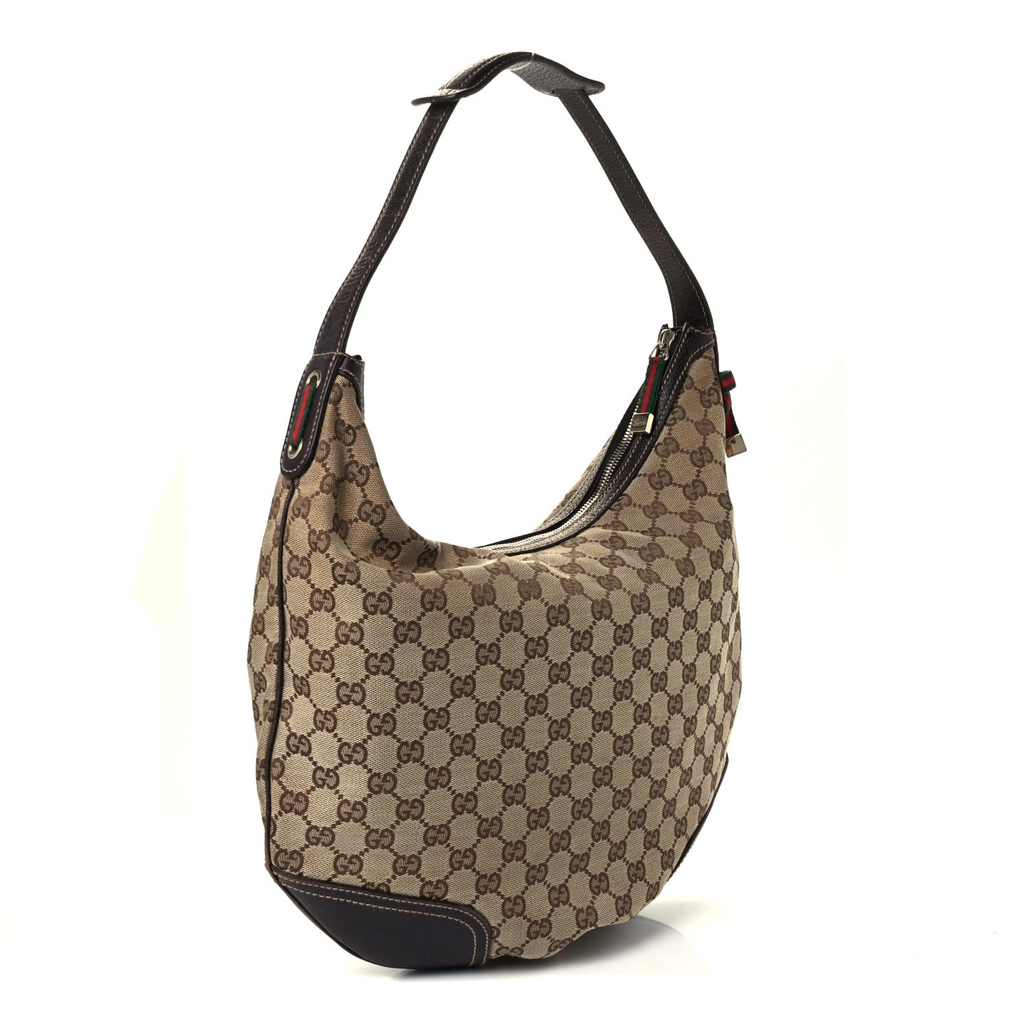 Monogram Large Princy Hobo Dark Brown