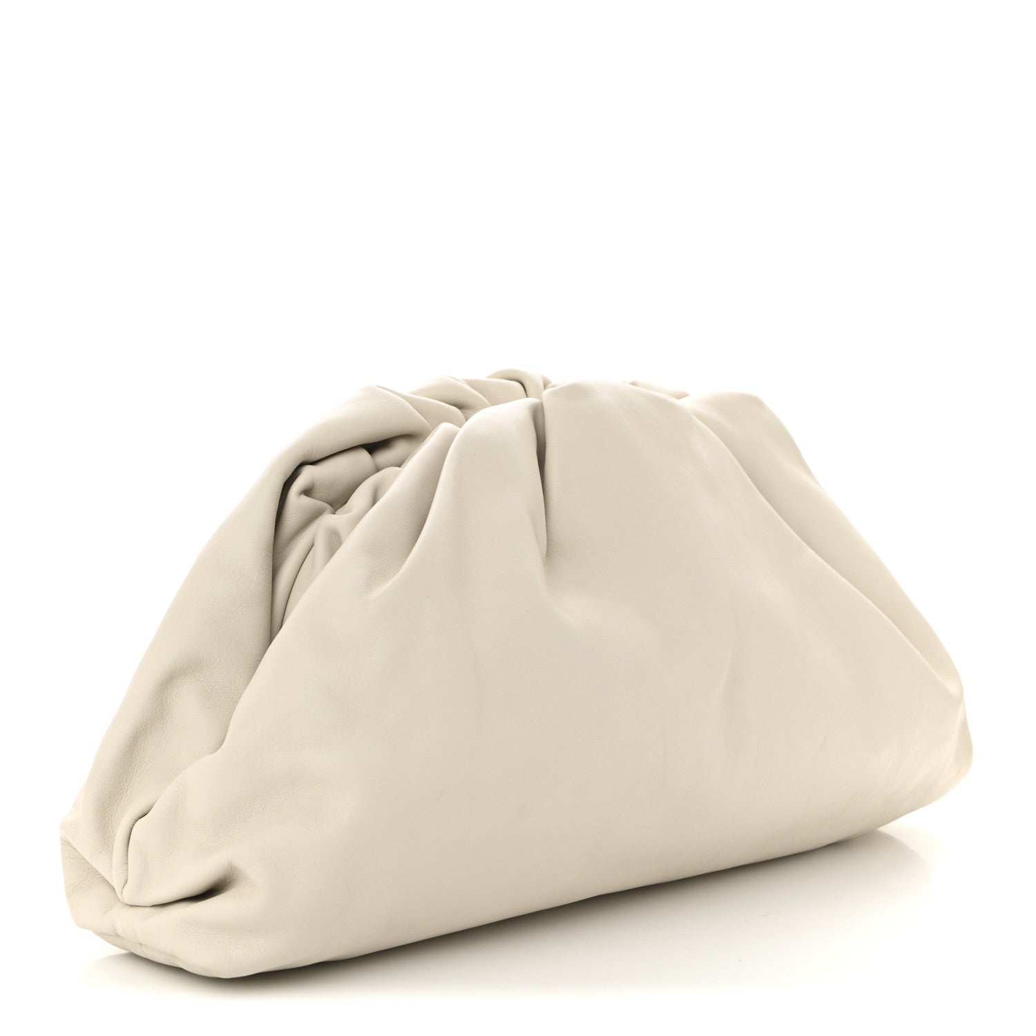 Bottega Veneta Smooth Butter Calf The Pouch Oversized Clutch Plaster 3 of 10
