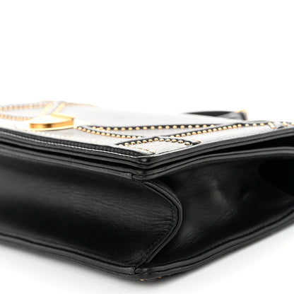 Christian Dior Lambskin Studded Medium Diorama Flap Bag Black 9 of 9
