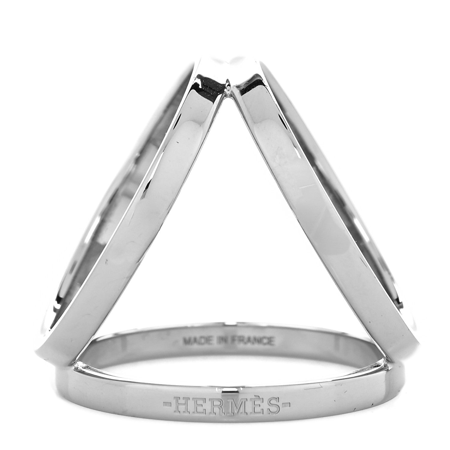 Hermes Palladium Trio Scarf Ring 1 of 4