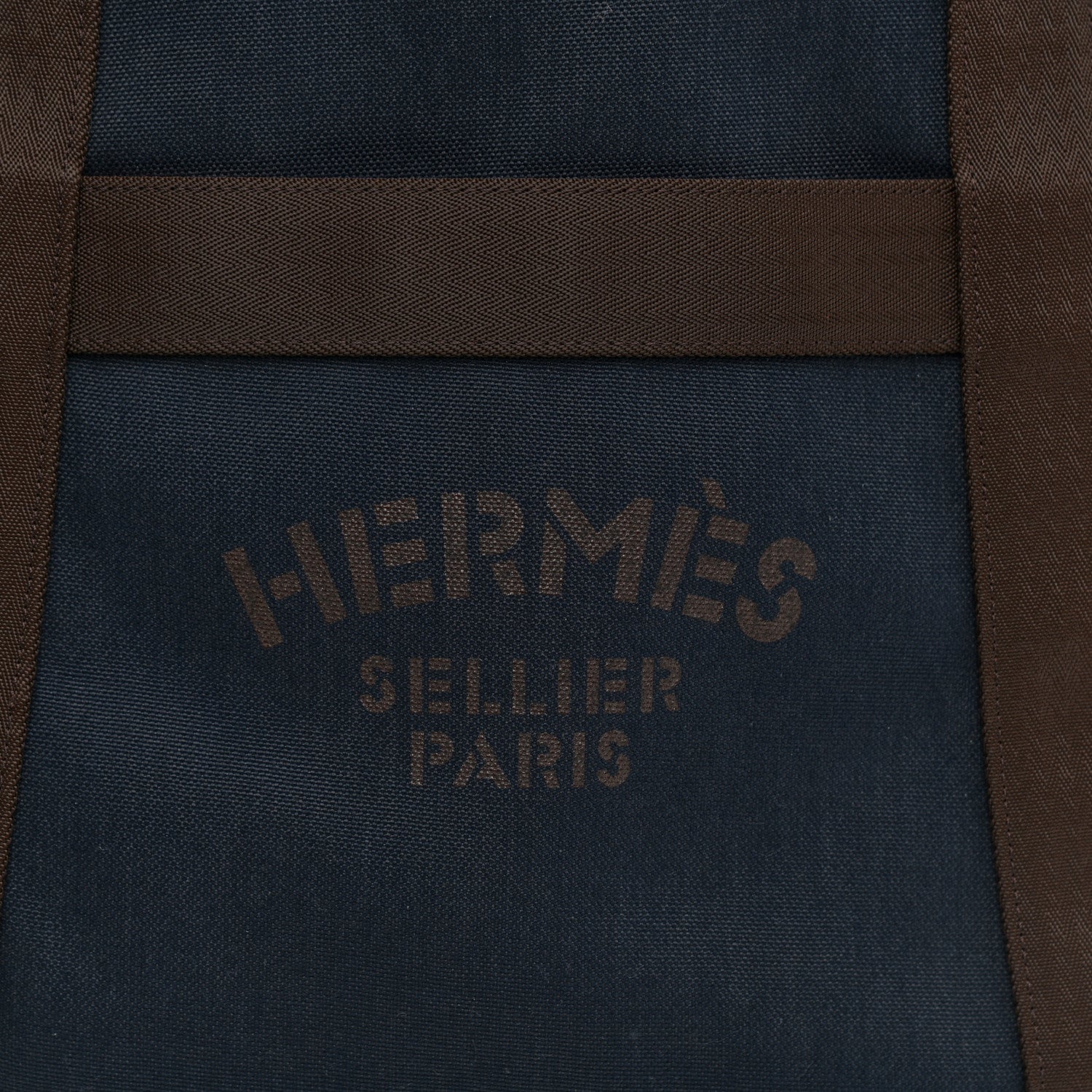 Hermes Canvas The Grooming Bag Bleu Navy Feu 11 of 15