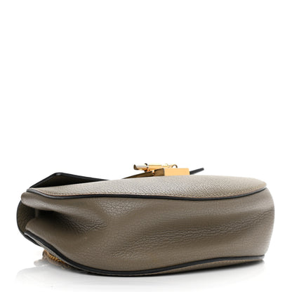 Chloe Grained Lambskin Mini Drew Shoulder Bag Motty Grey 3 of 15