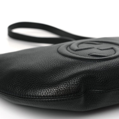 Gucci Pebbled Calfskin Small Soho Hobo Black 8 of 9