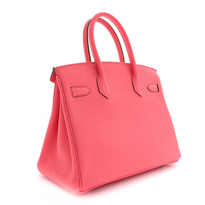 Hermes Togo Birkin 30 Rose Lipstick 3 of 11