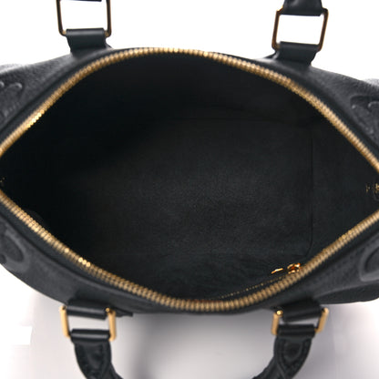 Louis Vuitton Empreinte Monogram Giant Wild At Heart Speedy Bandouliere 25 Black 5 of 9