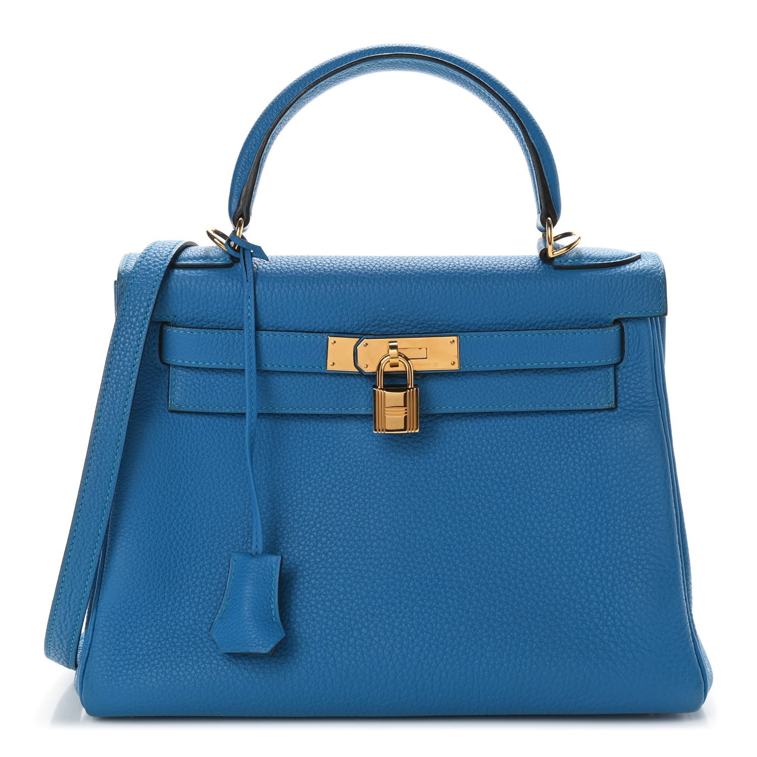 Hermes Taurillon Clemence Kelly Retourne 28 Bleu Zanzibar 1 of 9