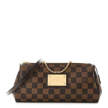 Louis Vuitton Damier Ebene Eva Clutch 1 of 9