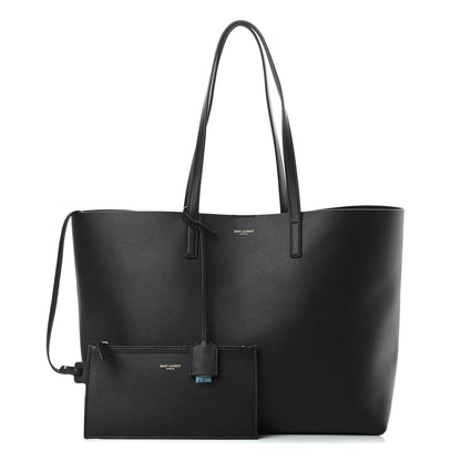 Saint Laurent Calfskin Large Shopping Tote Black 1 of 11