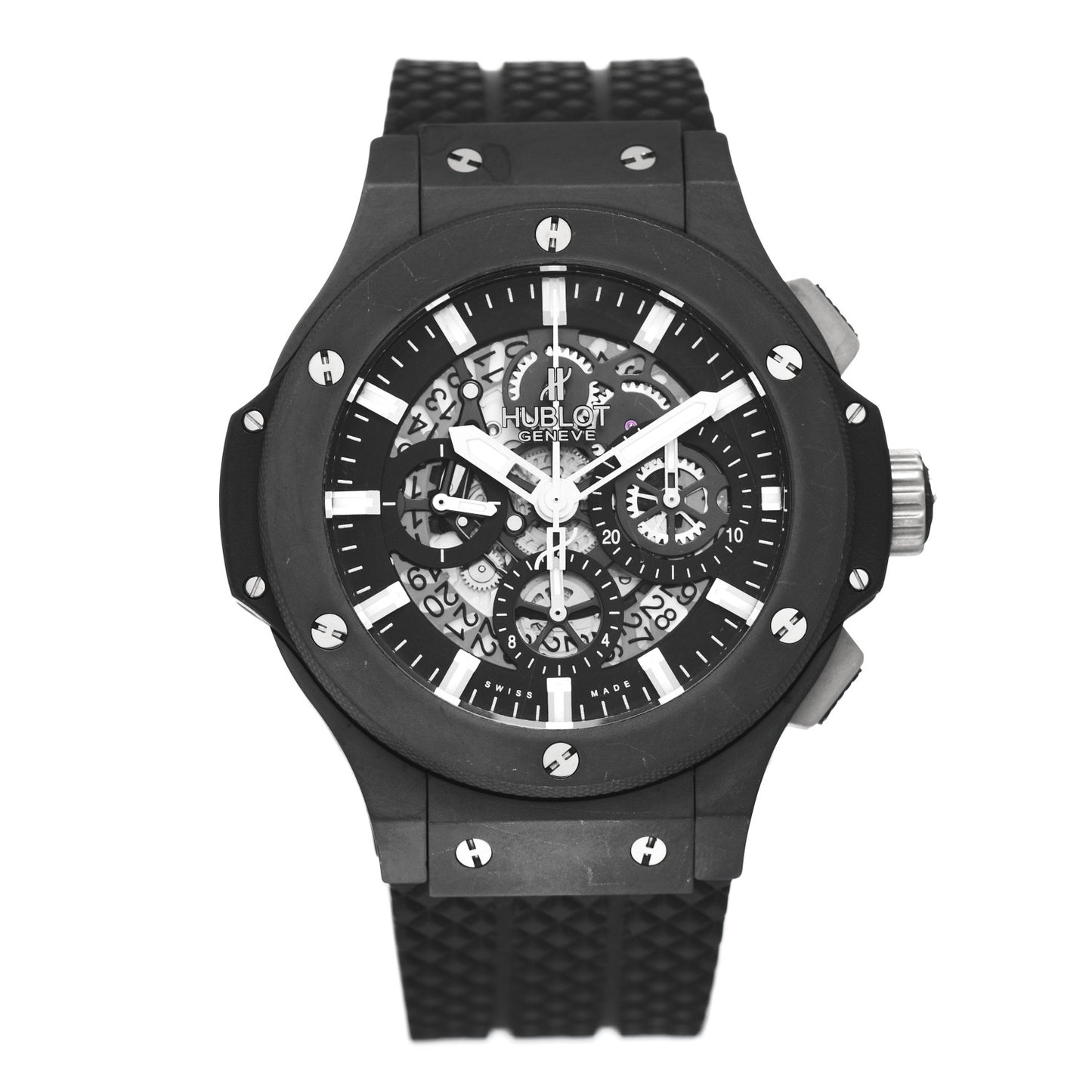 Ceramic Rubber 44mm Big Bang AeroBang Black Magic Automatic Watch Black 311.CI.1170.GR