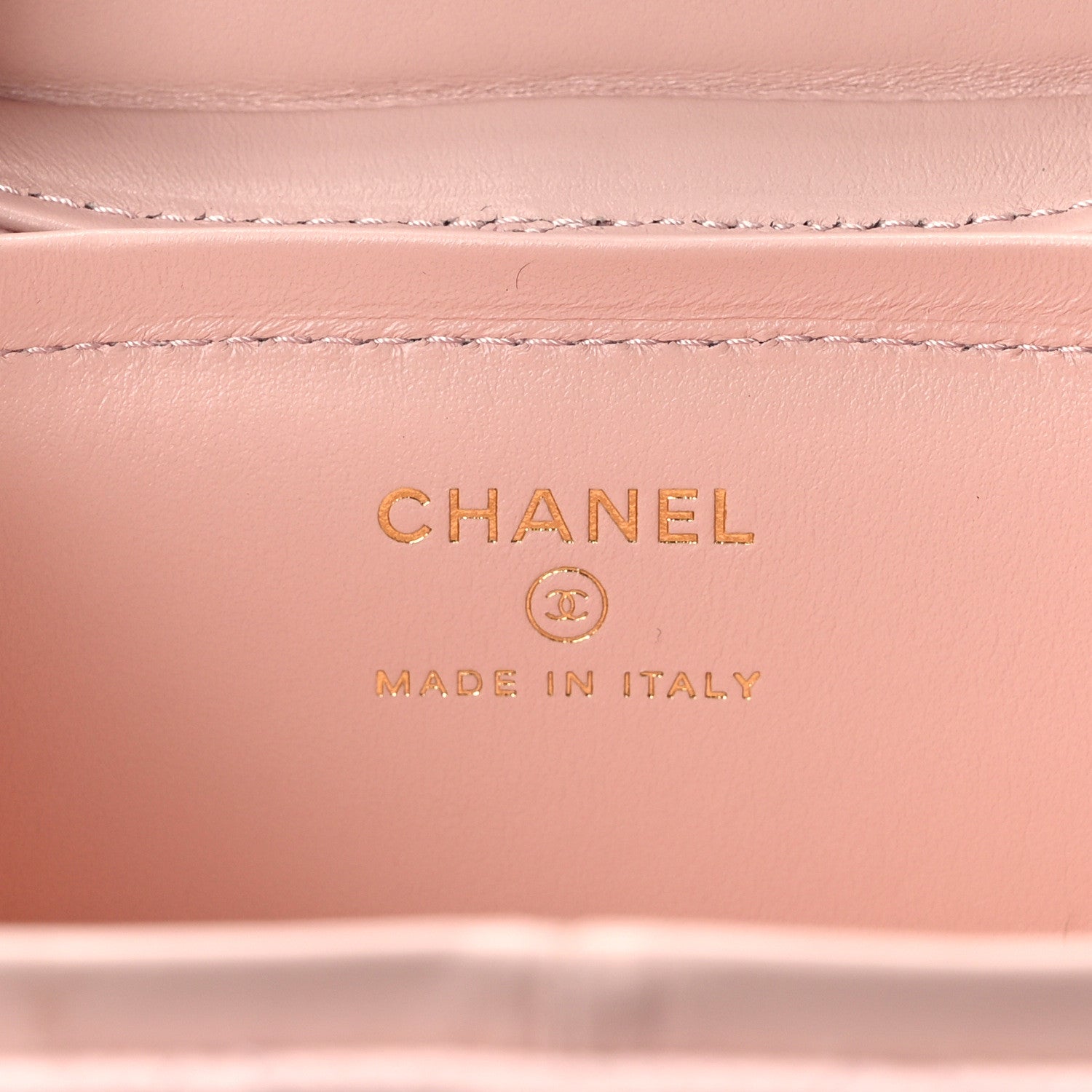 Chanel Caviar Quilted Mini Vanity Wrist Case With Chain Light Pink 6 of 12