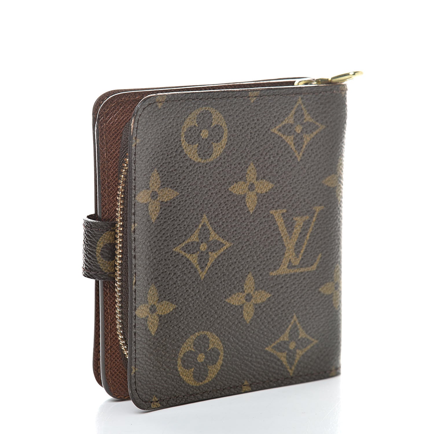 Louis Vuitton Monogram Compact Zippe Zipped Wallet 3 of 12
