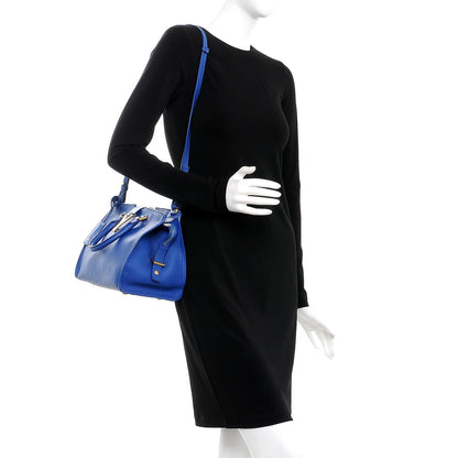 Saint Laurent Calfskin Small Classic Y Cabas Royal Blue 2 of 16