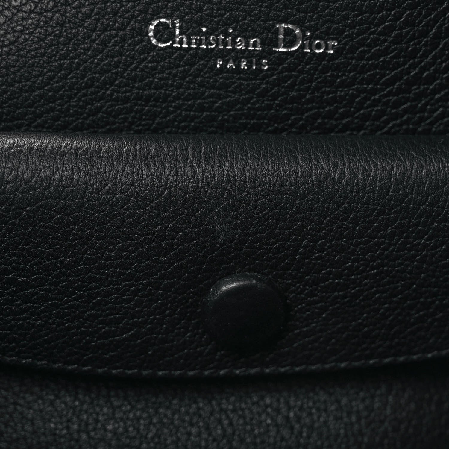 Christian Dior Supple Grained Calfskin Large Open Bar Tote Black 11 of 11
