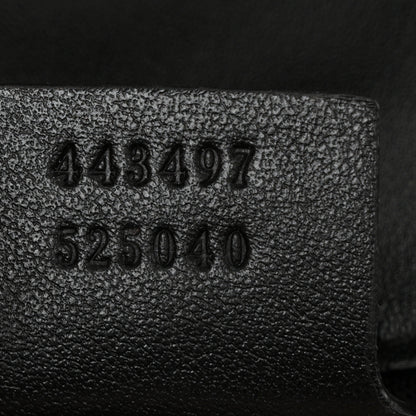 Gucci Calfskin Matelasse Small GG Marmont Shoulder Bag Black 6 of 11