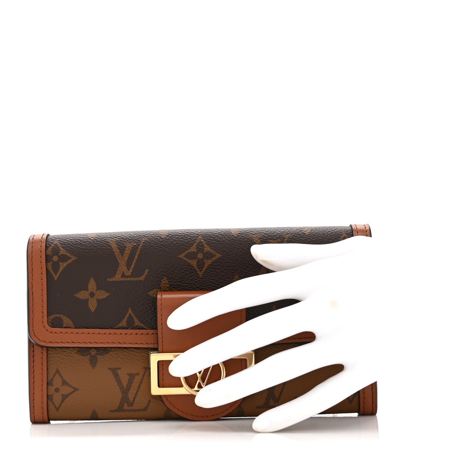 Louis Vuitton Reverse Monogram Dauphine Sarah Wallet 2 of 10