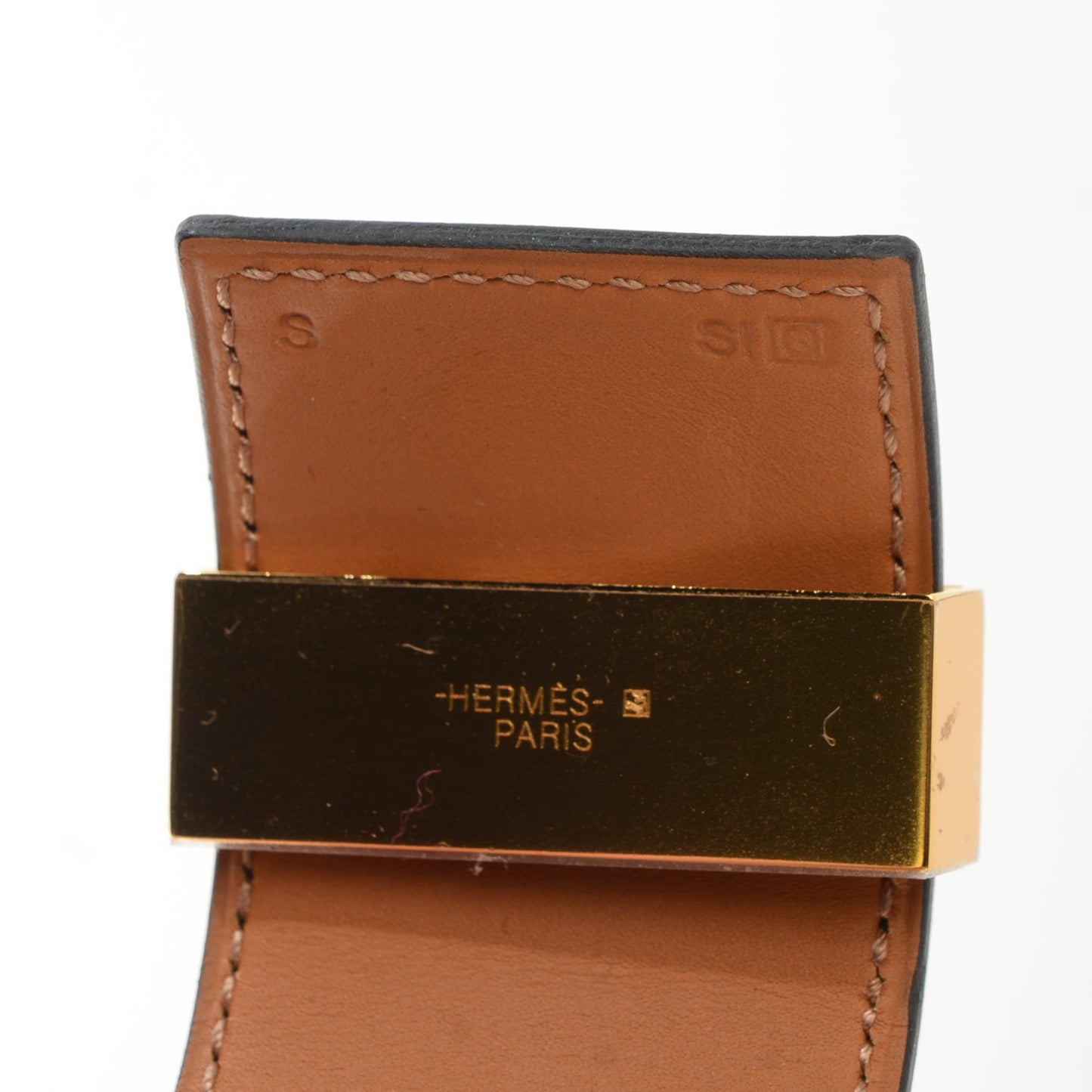 Box Calfskin Collier de Chien CDC Bracelet S Black