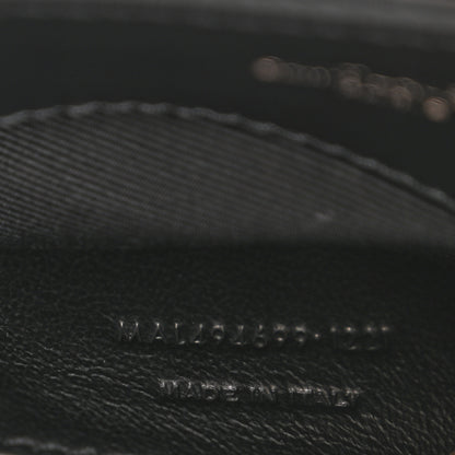 Saint Laurent Calfskin Y Quilted Monogram Monochrome Small Loulou Chain Satchel Black 8 of 13