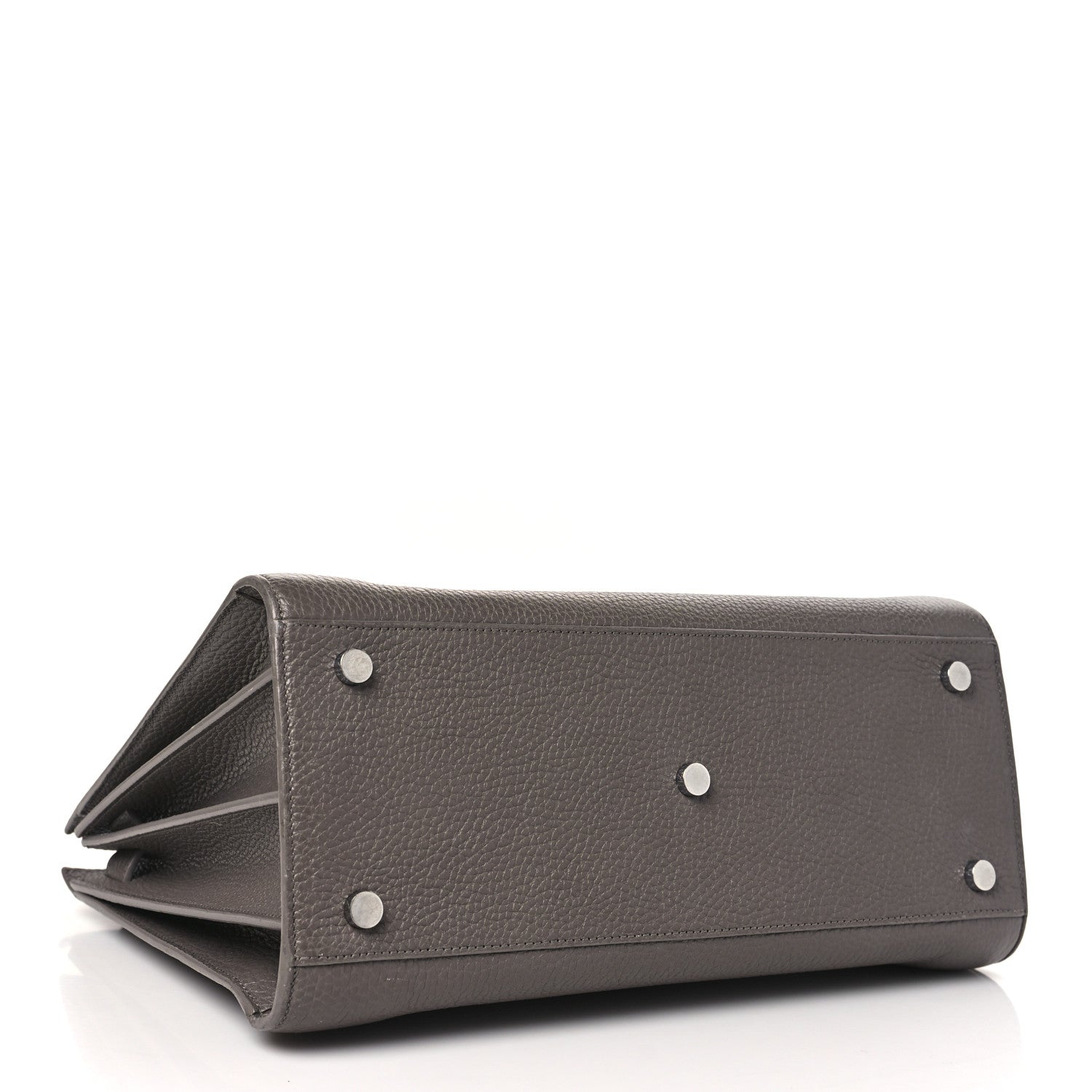Saint Laurent Grained Calfskin Small Sac De Jour Dark Anthracite 4 of 13