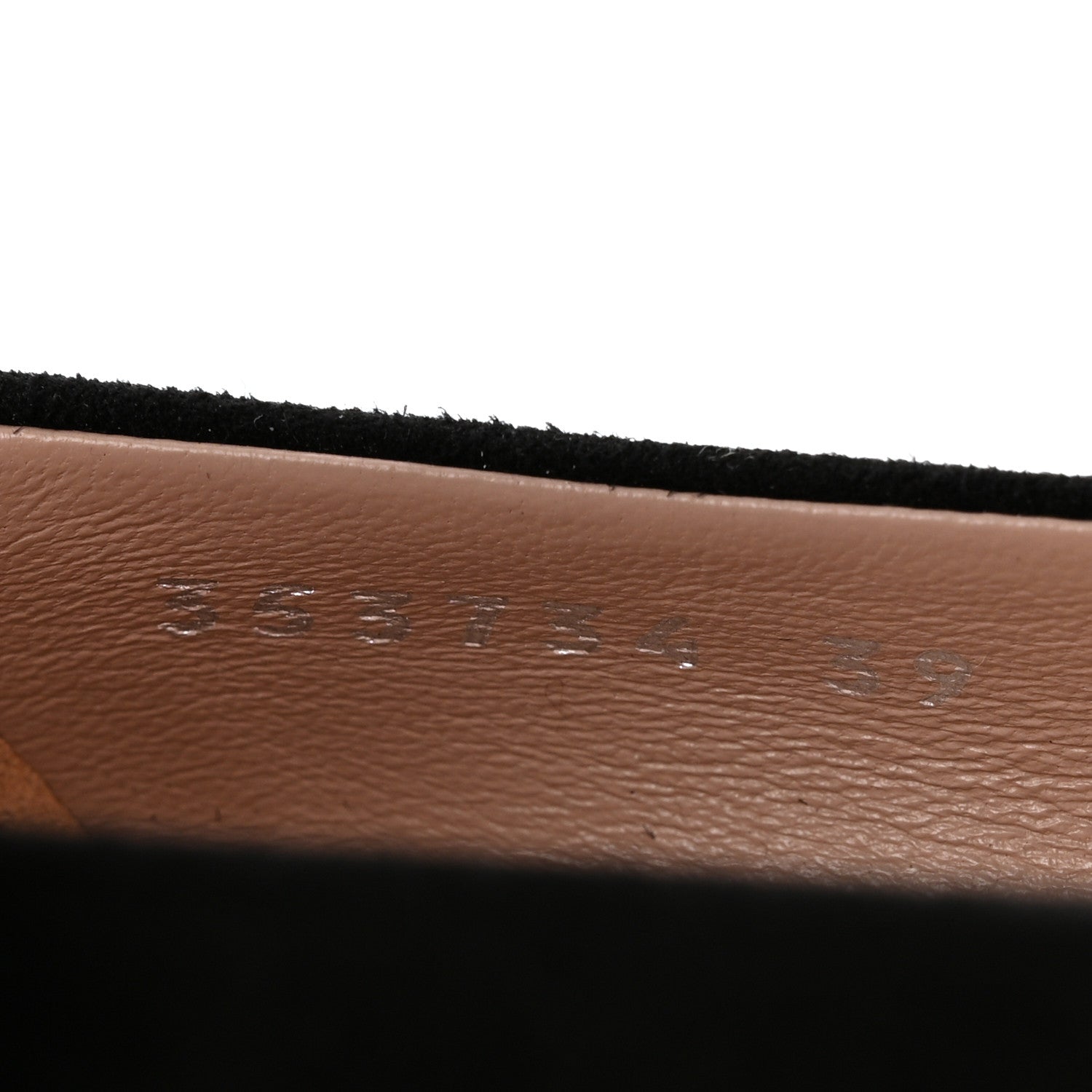 Gucci Suede Crystal Interlocking G Low Heel Pumps 39 Black 9 of 9