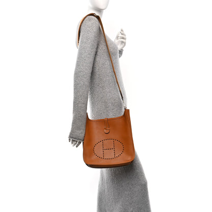 Hermes Epsom Evelyne III PM Toffee 2 of 12