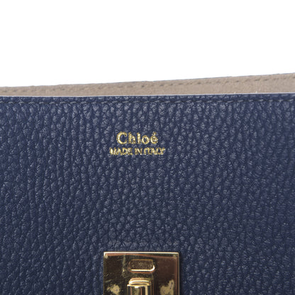 Chloe Grained Lambskin Mini Drew Shoulder Bag Royal Navy 6 of 9