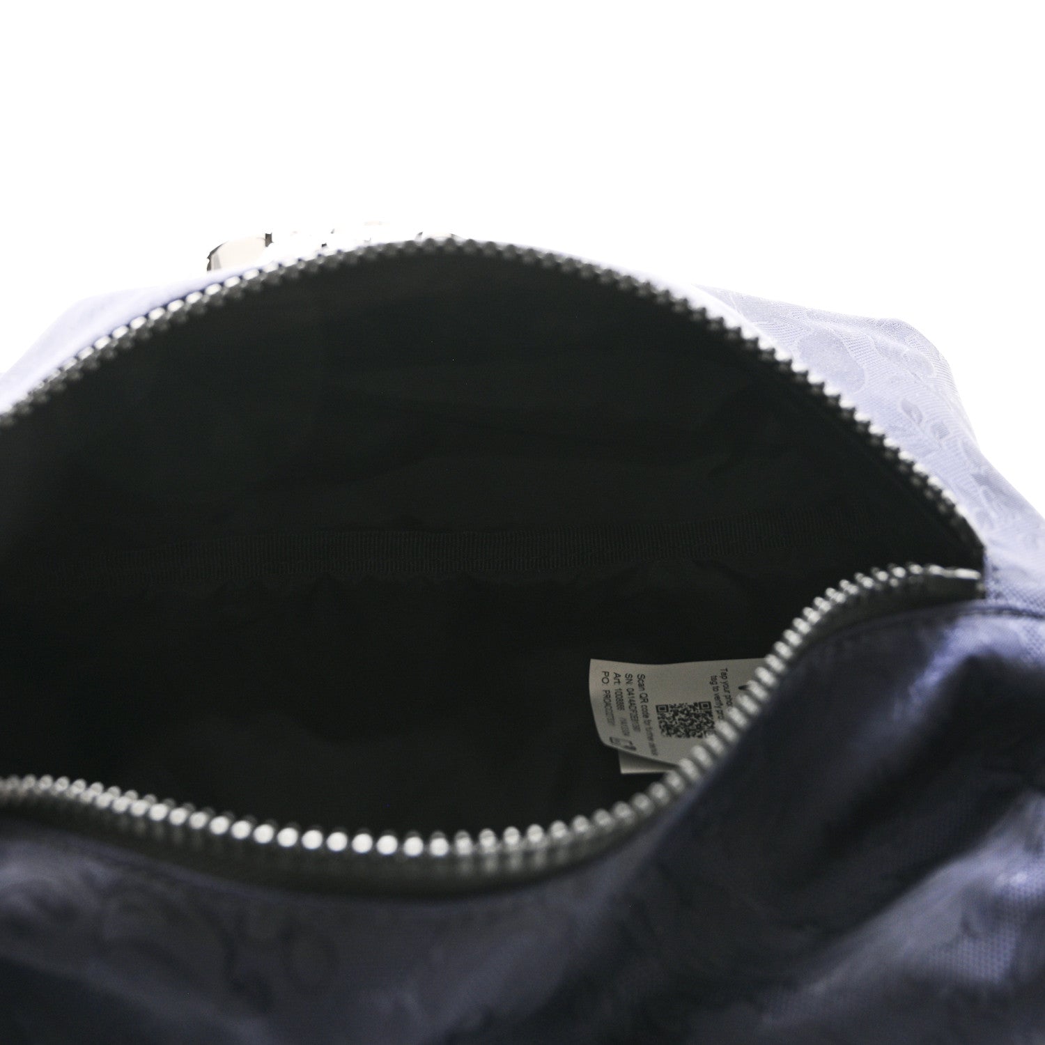 Versace Jacquard Barocco Medusa Belt Bag Blue 5 of 9