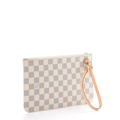 Louis Vuitton Damier Azur Neverfull MM GM Pochette 3 of 8