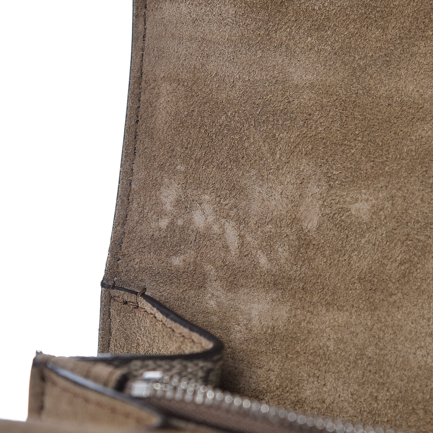 Gucci GG Supreme Monogram Medium Dionysus Shoulder Bag Taupe 10 of 12