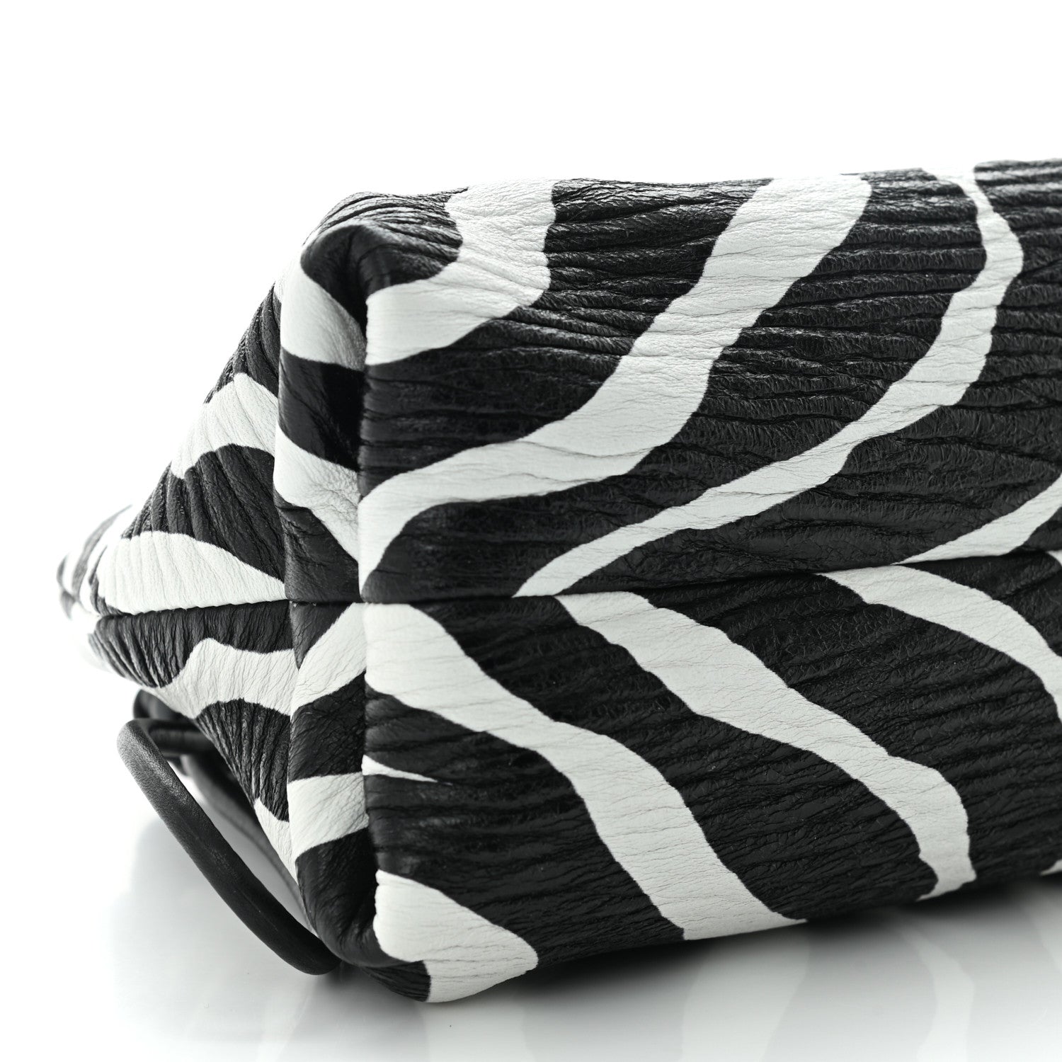 Bottega Veneta Nappa BV Trine Clutch Zebra 8 of 10