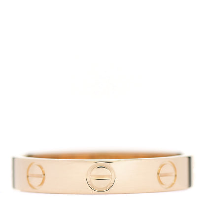 Cartier 18K Yellow Gold 3.5mm LOVE Wedding Band Ring 55 7.25 2 of 3