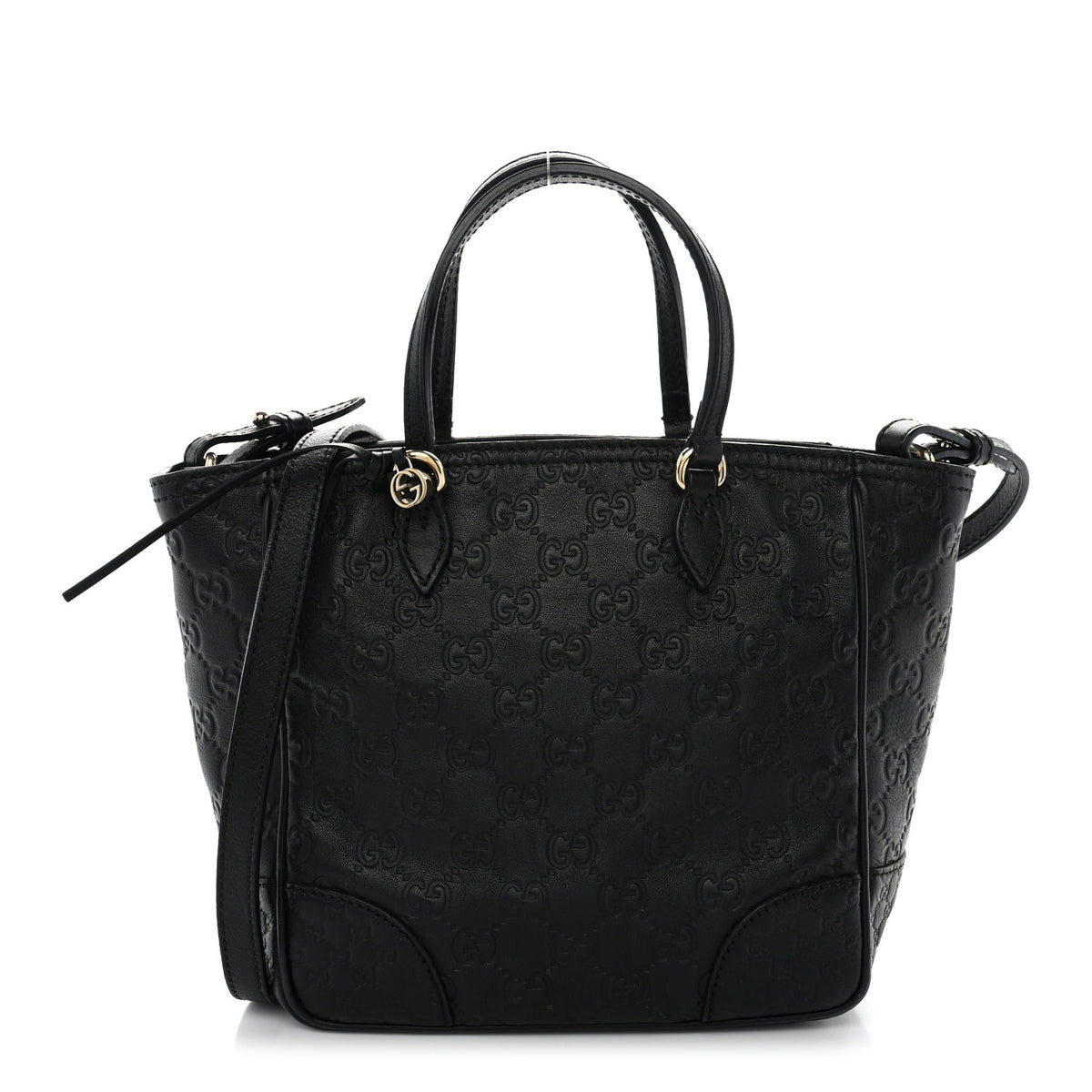 Guccissima Mini Bree Top Handle Bag Black