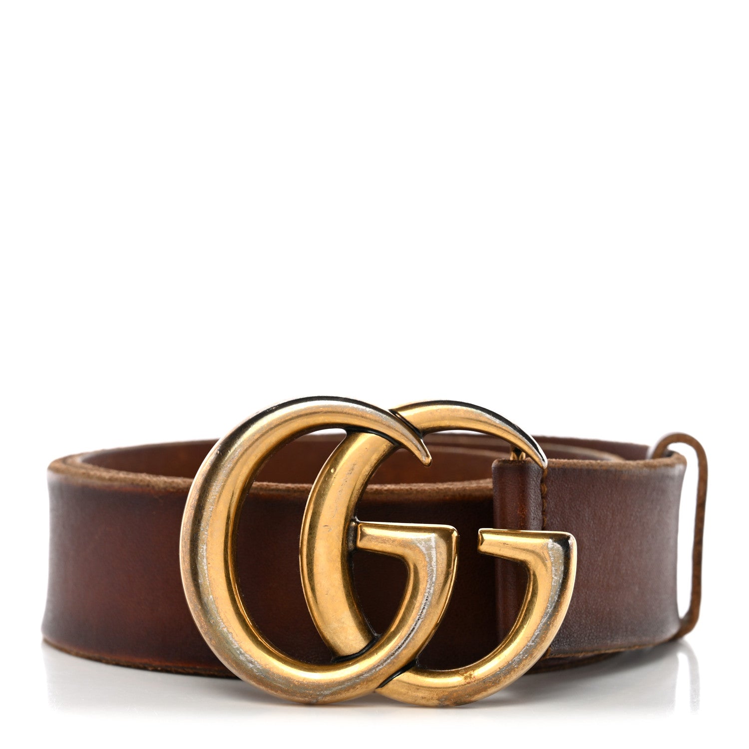 Gucci Faded Calfskin Double G 40mm Belt 75 30 Cuir 1 of 7