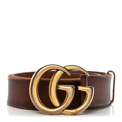 Gucci Faded Calfskin Double G 40mm Belt 75 30 Cuir 1 of 7