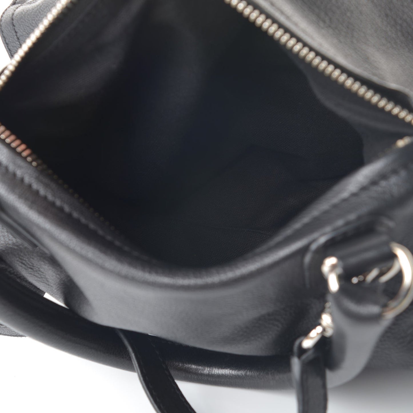Sugar Goatskin Small Pandora Black