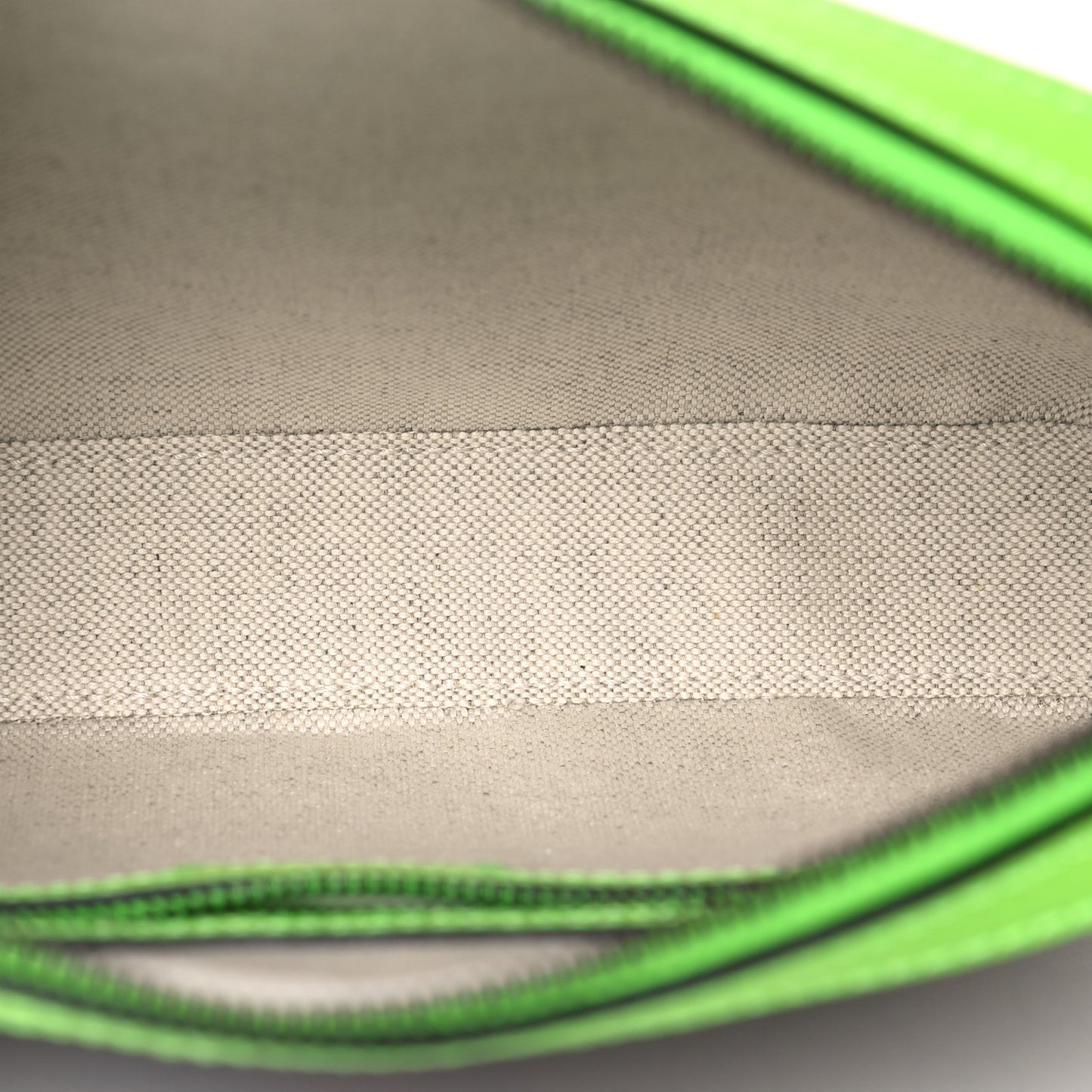 GG Supreme Monogram Textured Dollar Calfskin Web Ophidia Wristlet Shoulder Bag Beige Ebony Green