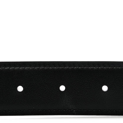 Hermes Box Togo 32mm Guilloche H Belt 85 34 Black Etain 3 of 6
