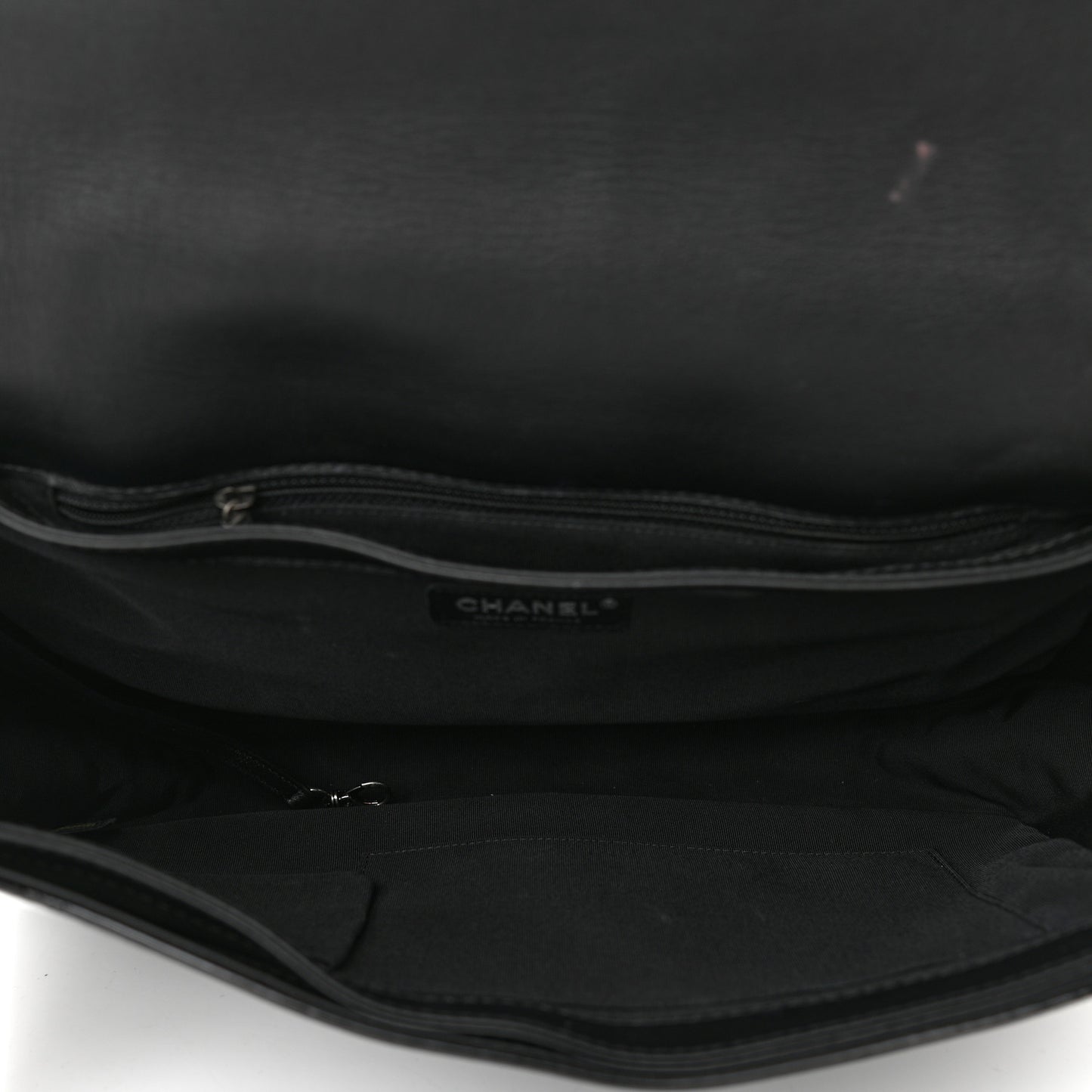 Patent Large Boy Reverso Flap Black