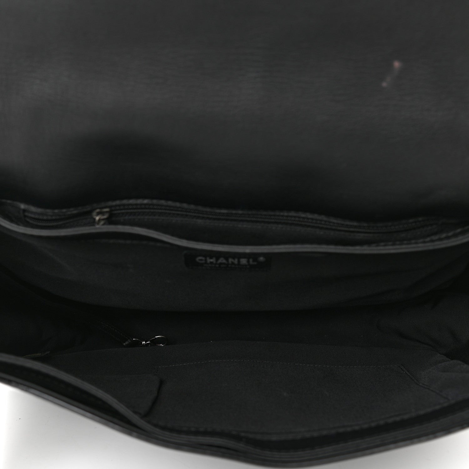 Chanel Patent Large Boy Reverso Flap Black 5 of 13