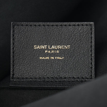 Saint Laurent Calfskin Large Shopping Tote Black 6 of 13