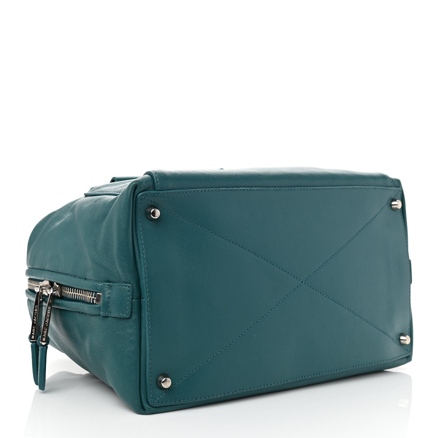Marc Jacobs Rubber Coated Calfskin Antonia Satchel Blue 4 of 8