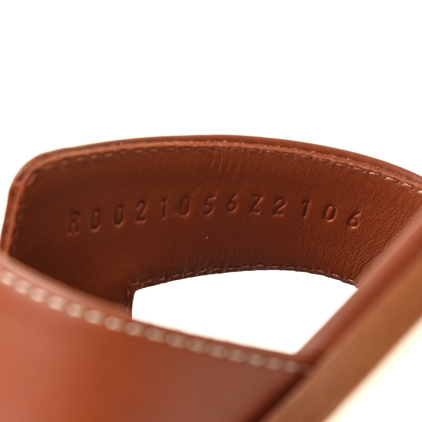 Box Calfskin Oran Sandals 37.5 Gold