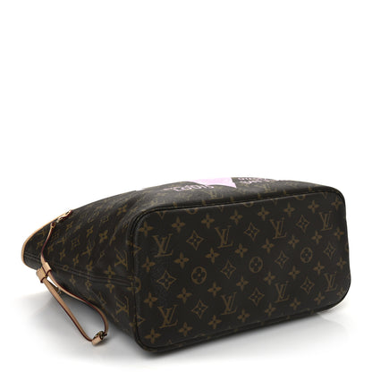 Louis Vuitton Monogram Maui V Neverfull MM Rose Ballerine 5 of 10