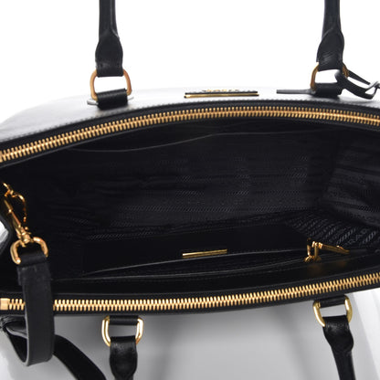 Prada Saffiano Medium Galleria Double Zip Tote Black 6 of 8