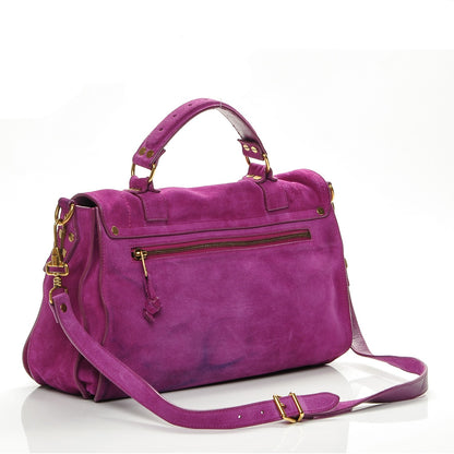 Proenza Schouler Suede Medium PS1 Satchel Grape 3 of 7