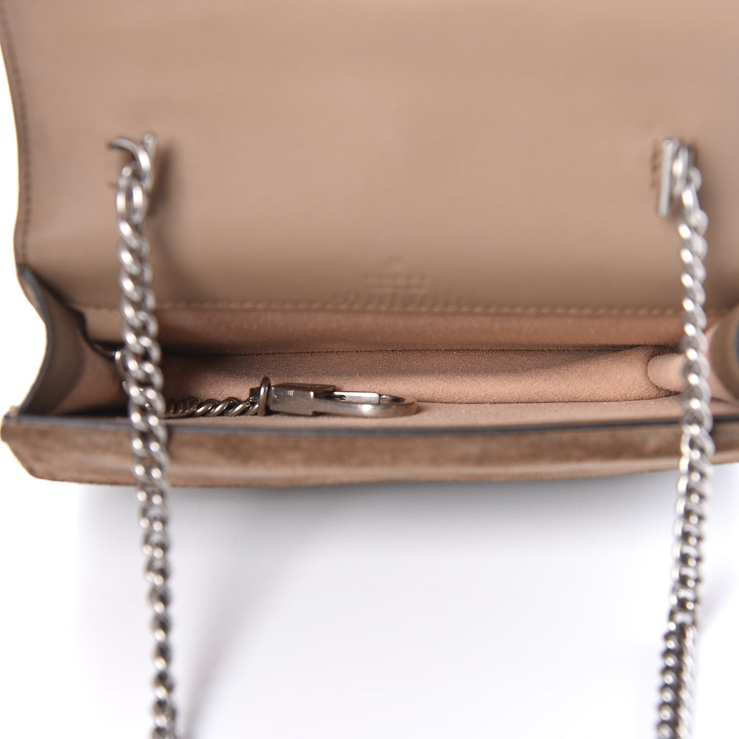 GG Supreme Monogram Super Mini Dionysus Shoulder Bag Taupe