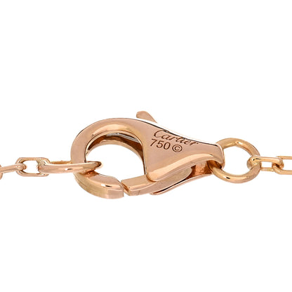 Cartier 18K Pink Gold Diamond Logo De Cartier Bracelet 3 of 3