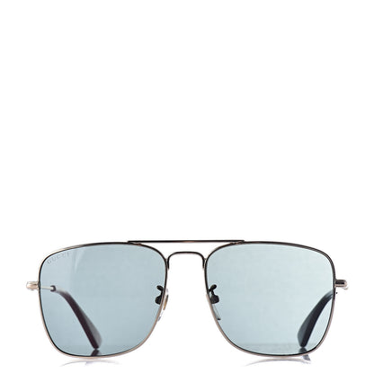 Gucci Squared Aviator Sunglasses GG0108S Black 2 of 8