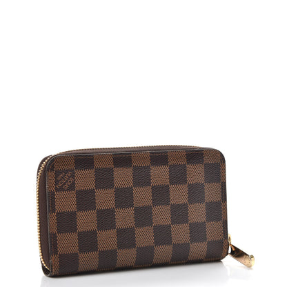 Louis Vuitton Damier Ebene Zippy Compact Wallet 3 of 9